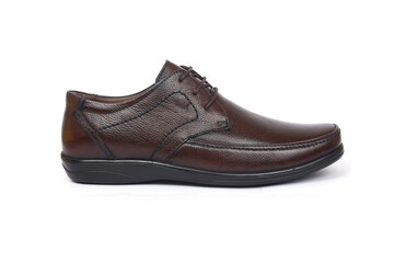 party wear leather formal shoes isolated
