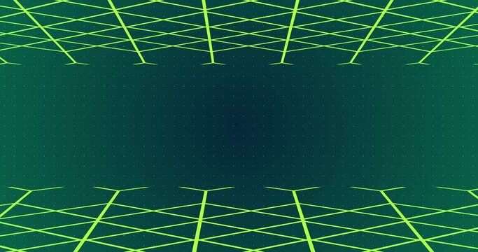 3D grid lines moving in a weird fashion technology big-data analysis bg in 4K. Motion graphic stock footage to show statistical stock market growth database on it. Creative asset for infographics grid