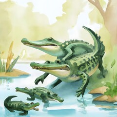 Fototapeta premium alligator