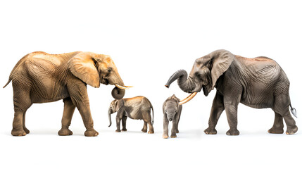 Obraz premium Big five games isolated on a white background, generative Ai