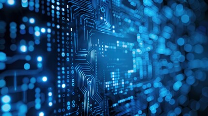 Providing the perfect backdrop for presentations involving technical processes, neural networks, artificial intelligence, data transfer, encryption, digital archives, sound and graphics,