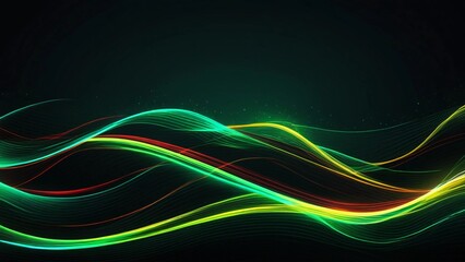 background banner lines full of color