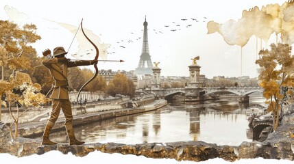 Obraz premium Athletic Paris