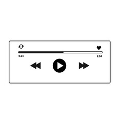 Music Player Icon Overlay