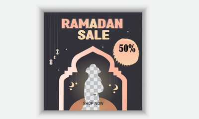 
ramadan social media banner and beautiful ramadan post template

