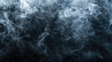 Abstract background of black smoke