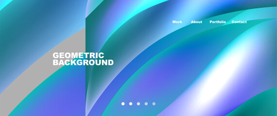 Dynamic flowing shapes concept design composition. Vector Illustration For Wallpaper, Banner, Background, Card, Book Illustration, landing page