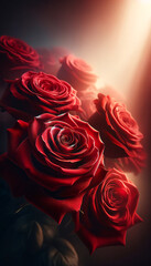 Eternal Elegance: The Radiance of Red Roses