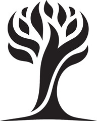 Tree with Leaves vector