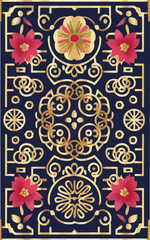 2d vector illustrator colorful vintage Seamless hi res Portuguese tiles Artwork
