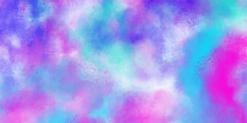 watercolor paint background design with colorful. digital painted watercolor pink and light blue abstract canvas aquarelle background. orange watercolor textures backgrounds and web banners design.