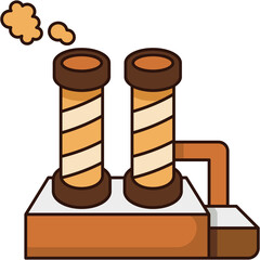 Factory Pollution Sticker