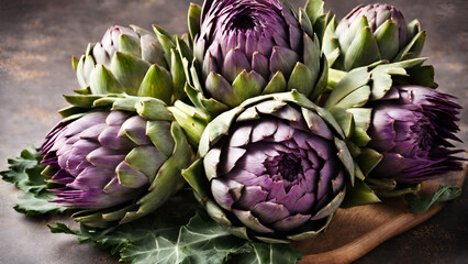 Isolated Artichokes on White Background, Elevate Your Palate with Exquisite Exotic Artichokes A Scenic 32 Table Setting

