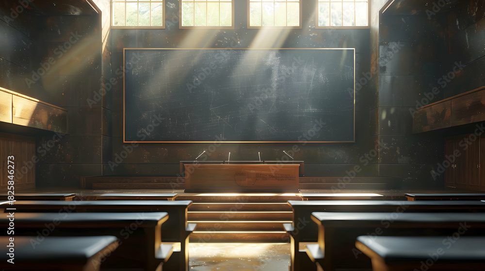 Poster university academic lecture: high resolution image emphasizing the formal educational nature of know