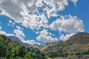 Obraz premium Ordino is an area located in the northwest corner of the Principality of Andorra.