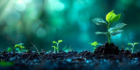 Ecofriendly company aims for carbon neutrality by 2024 reducing CO2 emissions. Concept Eco-friendly Practices, Carbon Neutrality, CO2 Reduction, Sustainability Goals, Environmental Impact