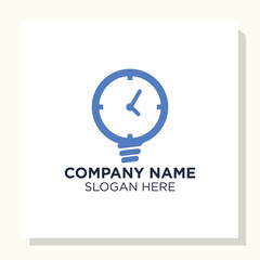 bulb logo design vector, technology logo inspiration