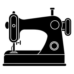 Machine stitching vector art illustration