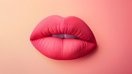 Elegant Lipstick A Radiant Portrait of Vibrant Matte Luxury