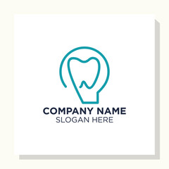 dental logo design concept vector, medical logo inspiration