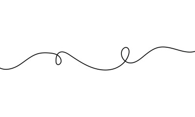 wavy line pattern with curvy abstract squiggles in a psychedelic wiggle design. © Savita