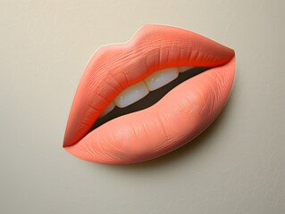 Creamy Peach Lipstick Radiant Beauty and Irresistible Allure