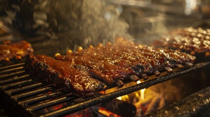 The scent of freshly cooked BBQ ribs wafts through the air drawing hungry marketgoers to the food trucks serving up delicious Westernstyle fare.