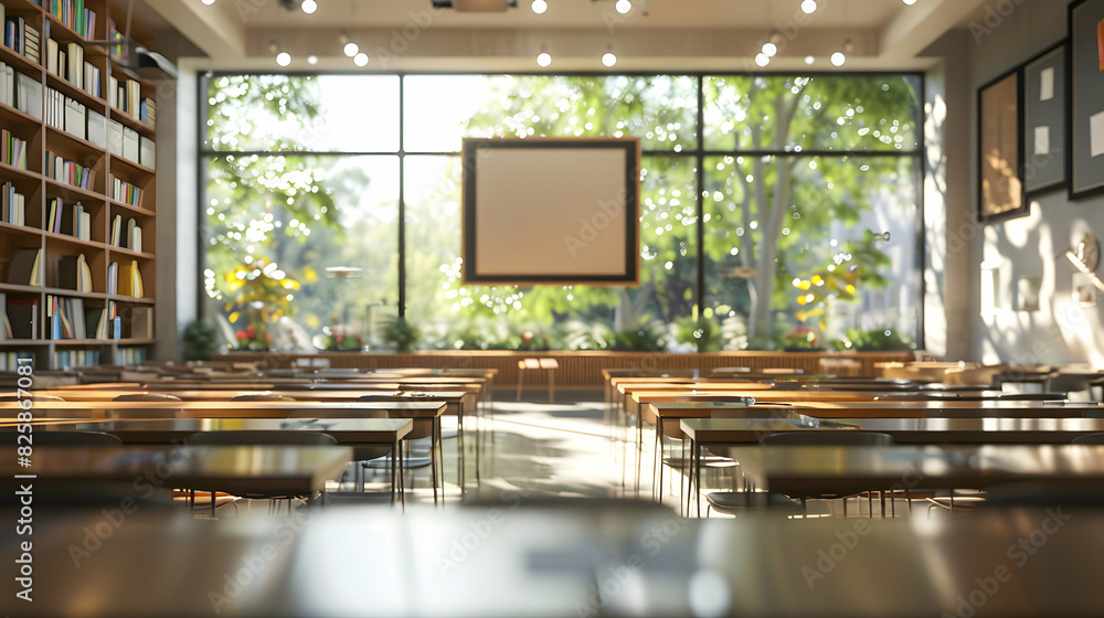 Poster dynamic interactive classroom: engaging knowledge sharing in high resolution image with glossy backd
