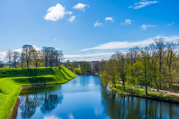 Fototapeta premium Kastellet Moat in Copenhagen, Denmark