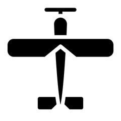 plane icon on white background
