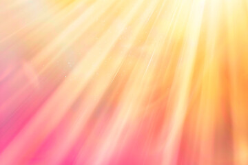 Obraz premium A bright orange and pink background with a sunbeam shining through it