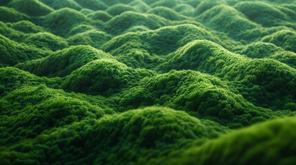Green moss background in abstract style.