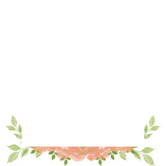 Hand drawn floral frames with peony flowers. Wreath. Elegant logo template. Vector illustration for labels, branding business identity, wedding invitation