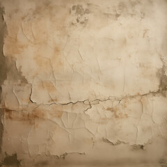Aged wall texture with peeling paint and cracks. Perfect for backgrounds in design projects or historical themed visuals.