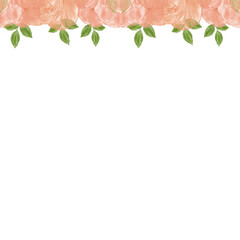 Hand drawn floral frames with peony flowers. Wreath. Elegant logo template. Vector illustration for labels, branding business identity, wedding invitation