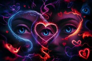 love passion desire romance creative imaginative psychedelic trippy surreal