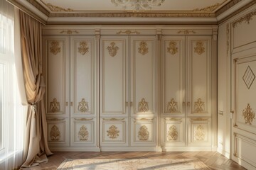 Obraz premium Classical Wardrobe Interior