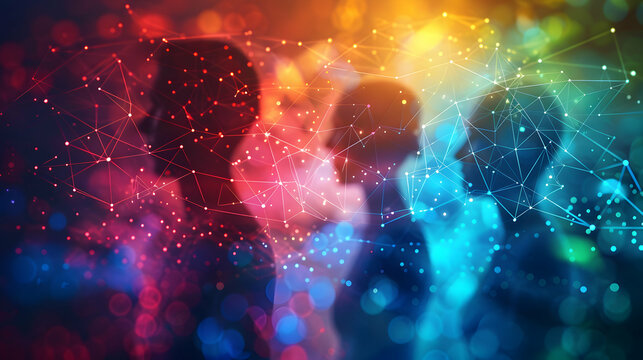 Team Knowledge Sharing: High Res Image of Collaborative Process with Dynamic Backdrop