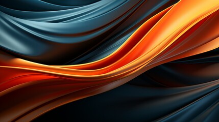 Naklejka premium An artistic abstract pattern featuring bold, intersecting lines and intricate polygonal shapes, evoking the fluidity of nature and the precision of futuristic technology.