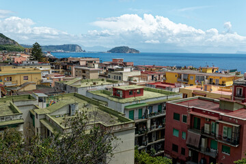Bagnoli popular coastal district of the city of Naples near Fuorigrotta, Pozzuoli and Bacoli. Part...