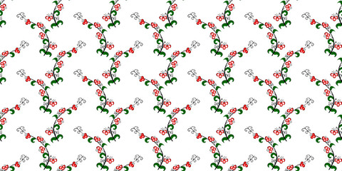 Pattern of Orange Color Cartoon cat