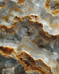 Exploring mineral textures up close reveals intricate surfaces, highlighting organic patterns in stunning high resolution.