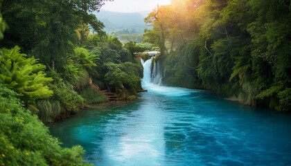 "Journey to Wellness: Exploring Blue Zone Secrets for a Longer, Happier Life through Natural Living"waterfall, water, nature, river, landscape, stream, cascade, forest, rock, fall, green