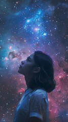 A mesmerizing galaxy background filled with countless stars, creating a breathtaking cosmic view