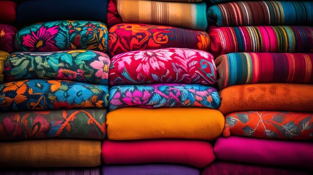 Explore the vibrant world of mexican textiles. discover the colorful sarapes and huipils
