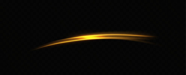 
Abstract light lines of high-speed traffic, golden colors. Neon glowing curves. Abstract movement. Neon blue speed lines. Dynamic traces.