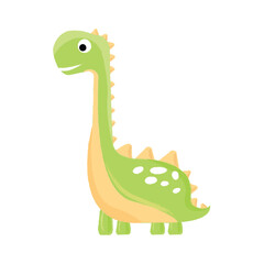 vector artistic painting brush cartoon cute animal dinosaur