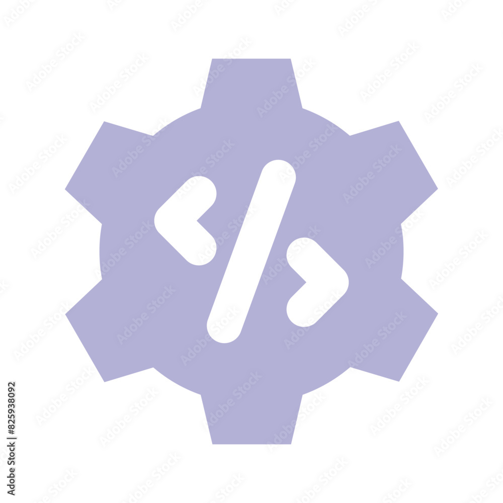 Wall mural website development vector design, ready to use icon