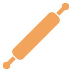 illustration of a rolling pin kitchenware tool