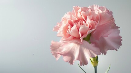 Pink peony and carnation blossoms in full bloom, showcasing the beauty of spring flowers